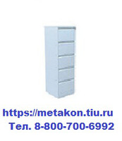 Металлический картотечный шкаф ко-51т